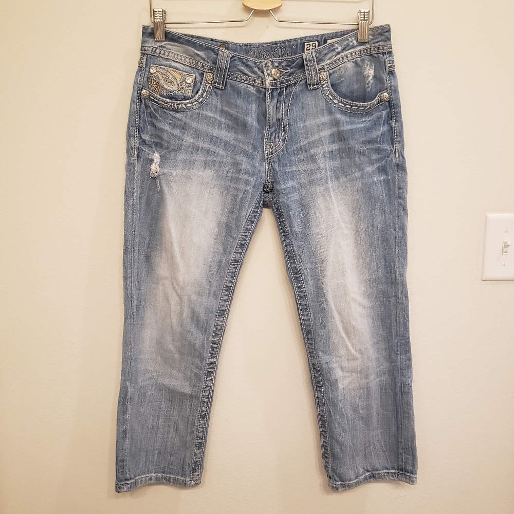 Miss me cuffed Capri Jeans